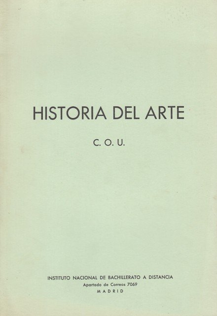 HISTORIA DEL ARTE COU | Immagine principale