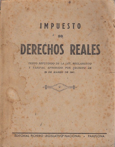 IMPUESTO DE DERECHOS REALES