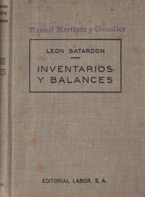Inventarios y balances (Estudio Jurídico y Contable)