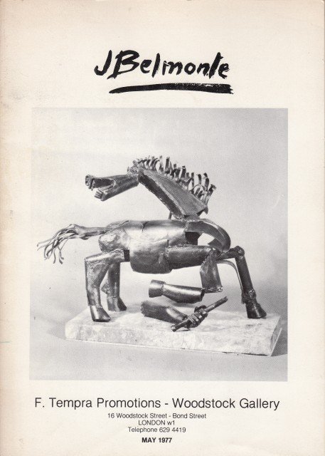 JOSÉ BELMONTE AND SCULPTURES (HOMAGE TO PICASSO)