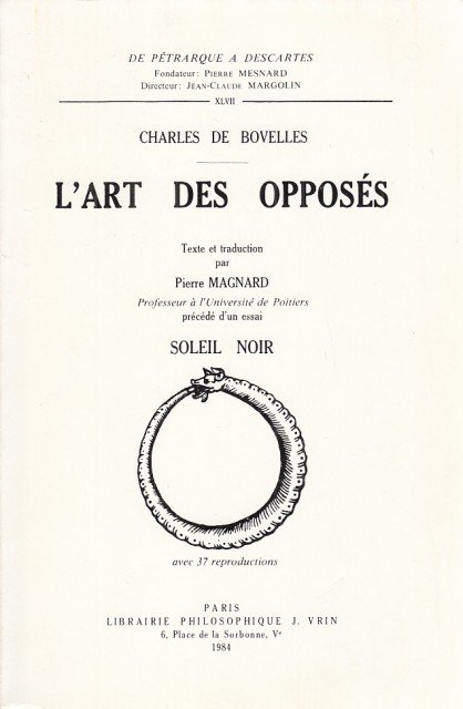 L'ART DES OPPOSÉS | Immagine principale