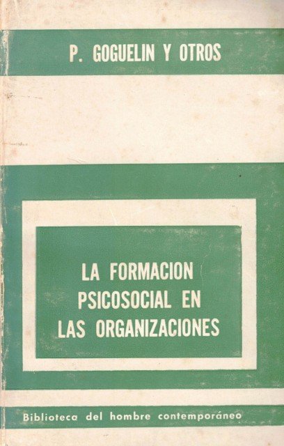 La formación psicosocial en las organizaciones