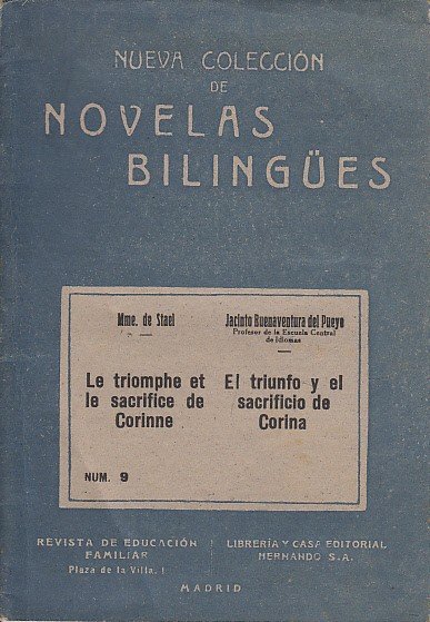 LE TRIOMPHE ET LE SACRIFICE DE CORINNE - EL TRIUNFO Y EL SACRIFICIO DE CORINA