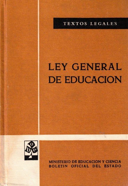 Ley general de educación y financiamiento de la reforma educativa