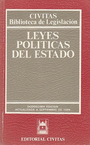 LEYES POLÍTICAS DEl ESTADO