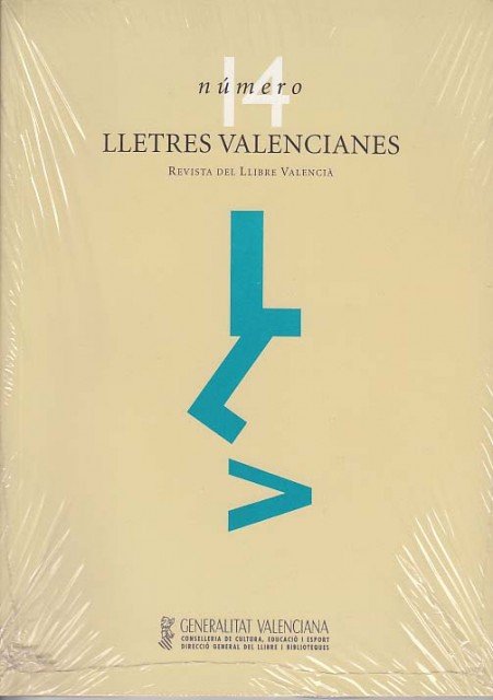 LLETRES VALENCIANES Nº 14 (PER A EDUCAR I VIURE MILLOR; …
