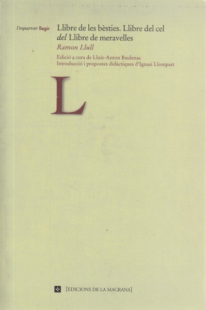 LLIBRE DE LES BÈSTIES. LLIBRE DEL CEL DEL LLIBRE DE … | Immagine principale