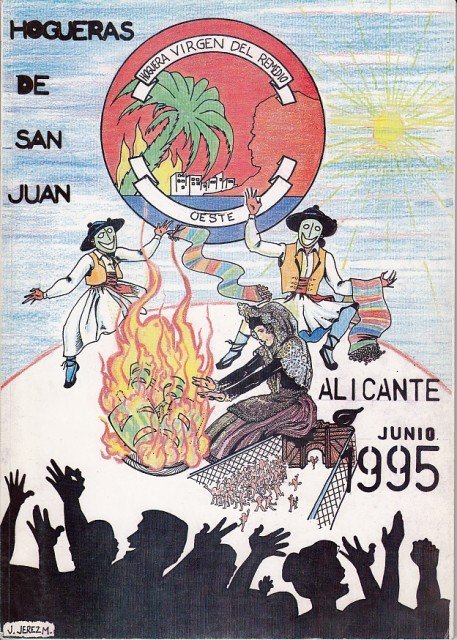 LLIBRET HOGUERA VIRGEN DEL REMEDIO OESTE 1995