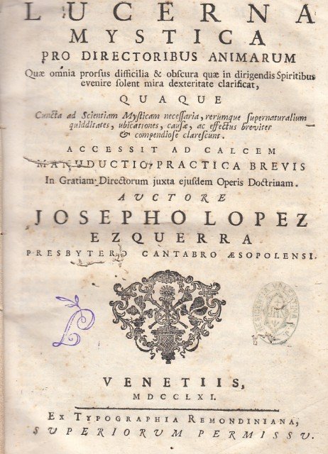 LUCERNA MYSTICA PRO DIRECTORIBUS ANIMARUM