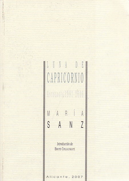 LUNA DE CAPRICORNIO. ANTOLOGÍA 1981-2006