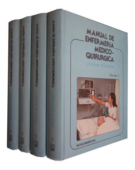 MANUAL DE ENFERMERÍA MEDICOQUIRURGICA 4 Tomos OBRA COMPLETA | Immagine principale