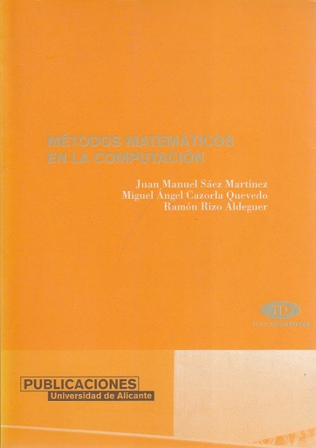 MÉTODOS MATEMÁTICOS EN LA COMPUTACIÓN