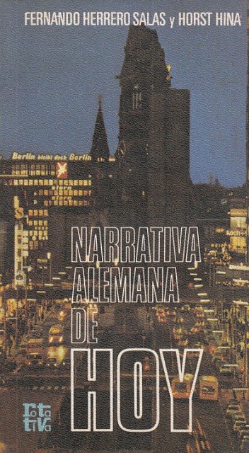 Narrativa alemana de hoy