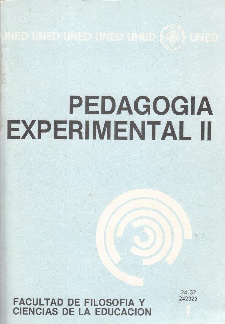 PEDAGOGÍA EXPERIMENTAL II. TOMO I | Immagine principale