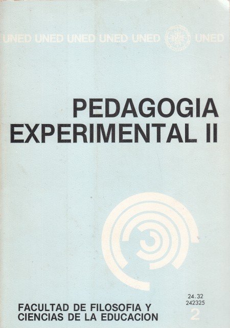 PEDAGOGÍA EXPERIMENTAL II. TOMO II | Immagine principale