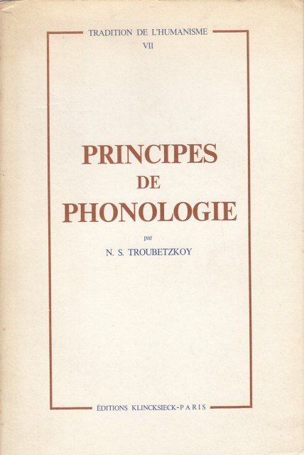 PRINCIPES DE PHONOLOGIE | Immagine principale