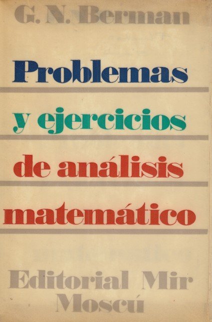 PROBLEMAS Y EJERCICIOS DE ANÁLISIS MATEMÁTICO
