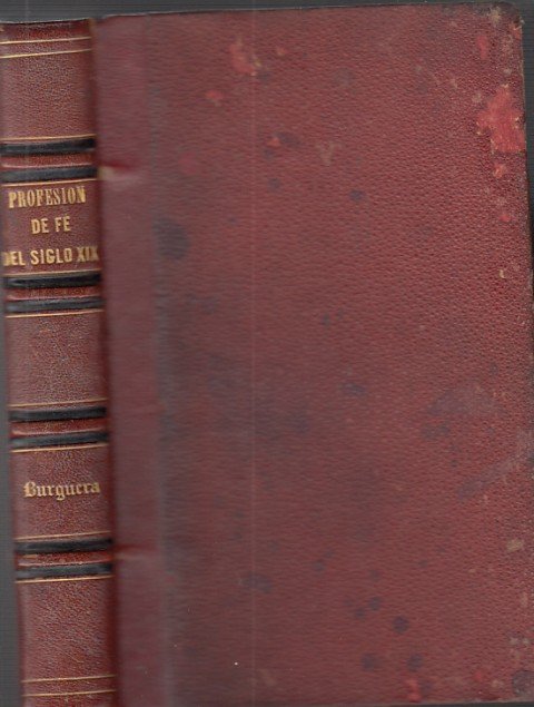 PROFESIÓN DE FE DEL SIGLO XIX