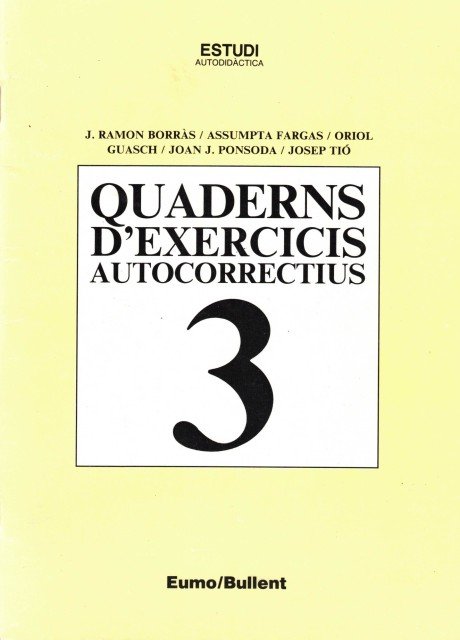 Quaderns d'exercicis autocorrectius 3