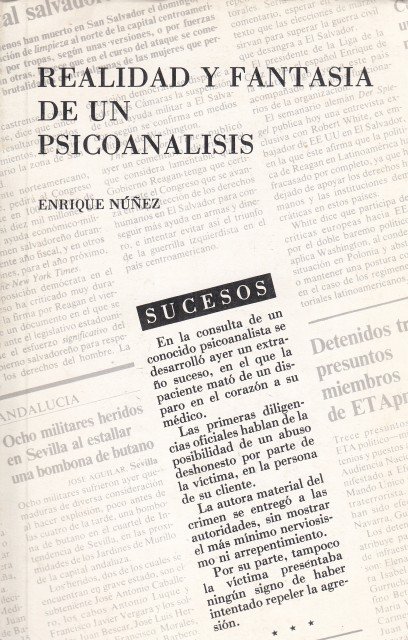 REALIDAD Y FANTASÍA DE UN PSICOANÁLISIS