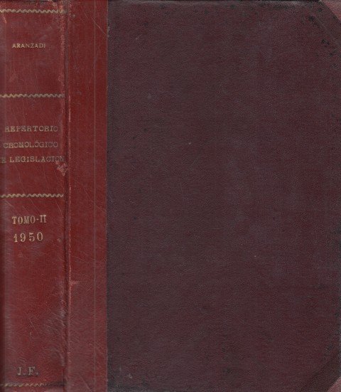 REPERTORIO CRONOLOGICO DE LEGISLACION 1950. TOMO II.