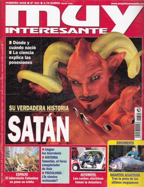 REVISTA MUY INTERESANTE Nº321. SATÁN, SU VERDADERA HISTORIA; GIGANTES ACUÁTICOS; …