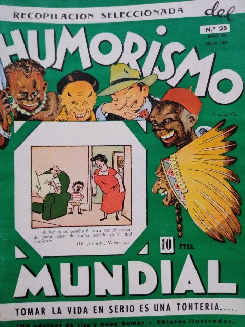 REVISTA RECOPILACIÓN SELECCIONADA DEL HUMORISMO MUNDIAL Nº25. 1954 | Immagine principale