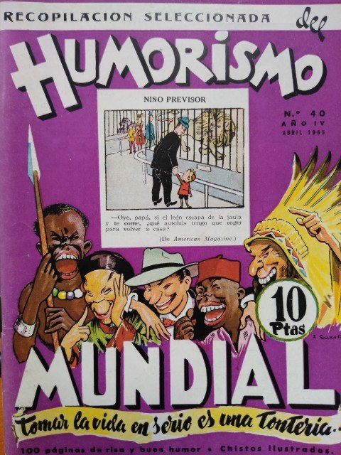REVISTA RECOPILACIÓN SELECCIONADA DEL HUMORISMO MUNDIAL Nº40. 1955 | Immagine principale