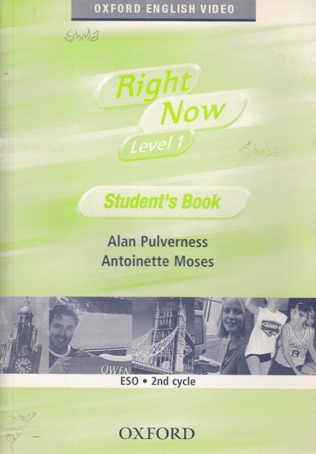 RIGHT NOW LEVEL 1. STUDENT'S BOOK. ESO | Immagine principale