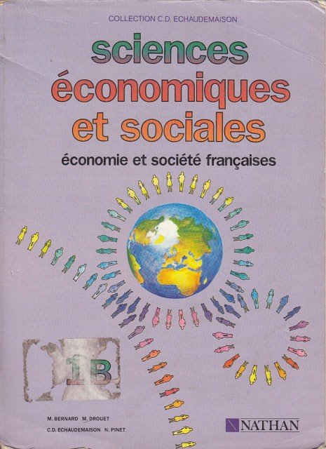 SCIENCES ÉCONOMIQUES ET SOCIALES. ÉCONOMIE ET SOCIÉTÉ FRANÇAISES. 1B | Immagine principale
