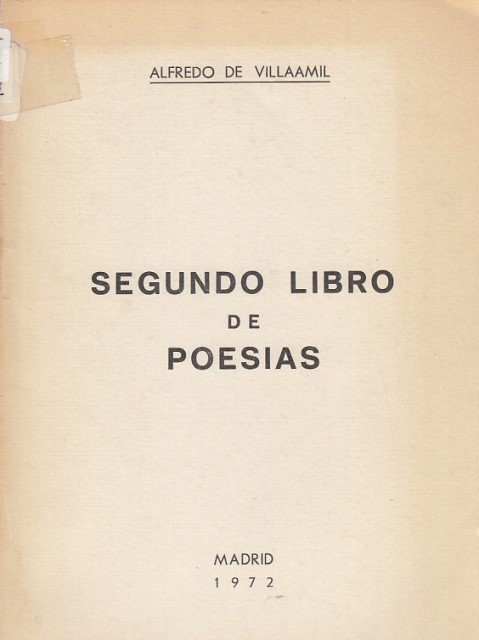 SEGUNDO LIBRO DE POESÍAS | Immagine principale