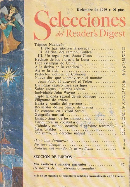 SELECCIONES DEL READER'S DIGEST. DICIEMBRE 1979 | Immagine principale