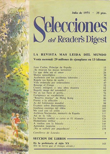 SELECCIONES DEL READER'S DIGEST. JULIO 1971