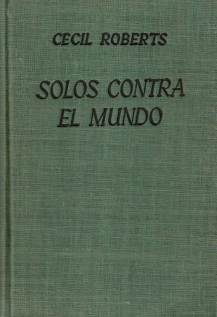 SOLOS CONTRA EL MUNDO