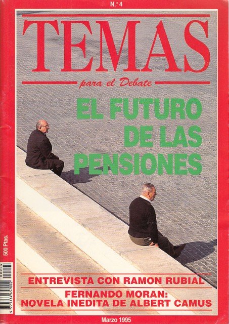TEMAS PARA EL DEBATE Nº 4 (El futuro de las …