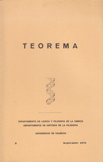 TEOREMA. VOL. 3