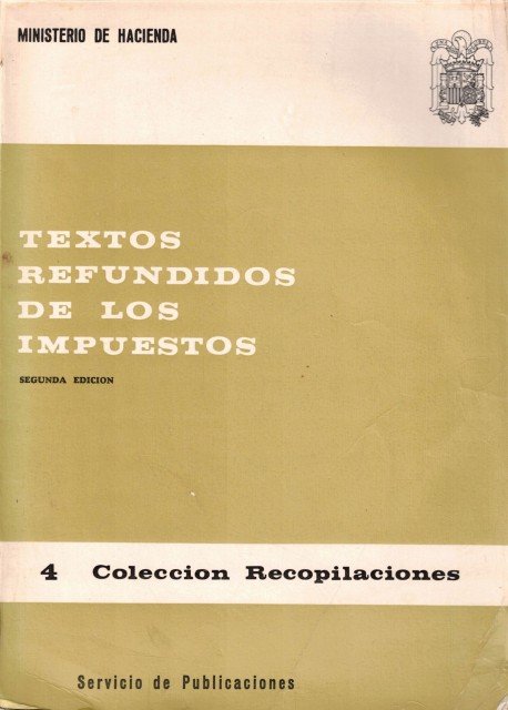 Textos refundidos de los impuestos