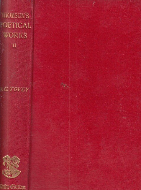 THE POETICAL WORKS OF JAMES THOMSON.( TOMO II)