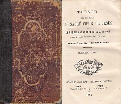 TRÉSOR DES ASSOCIÉS DU SACRÉ-CEUR DE JÉSUS (le premier vendredi …