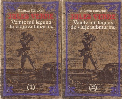 VEINTE MIL LEGUAS DE VIAJE SUBMARINO. Tomos 1 y 2