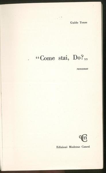 Come stai, Do?