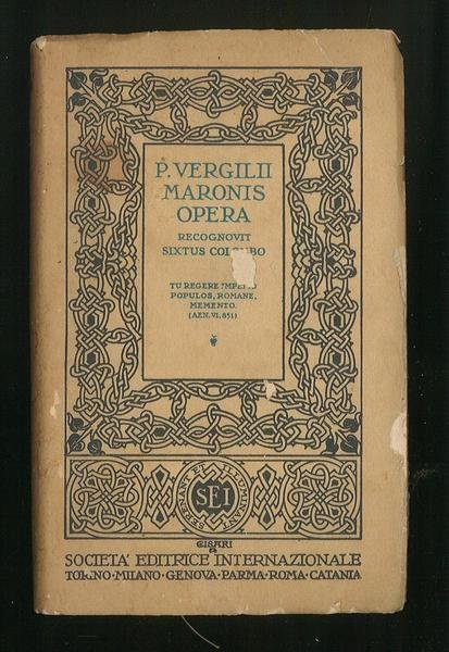 P. Vergilii maronis opera
