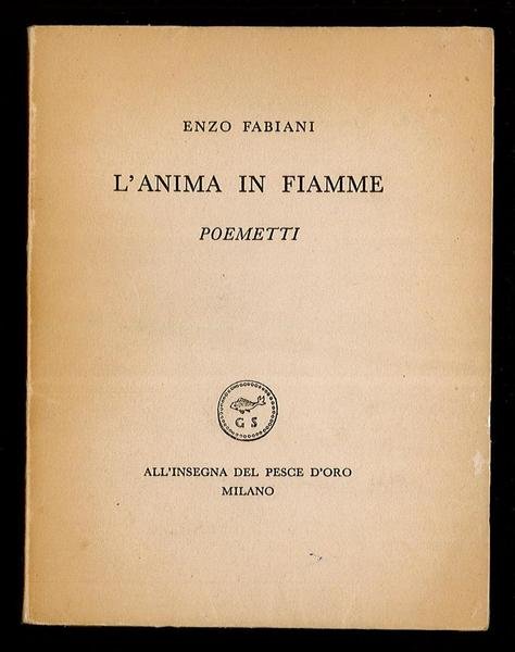 L'anima in fiamme poemetti