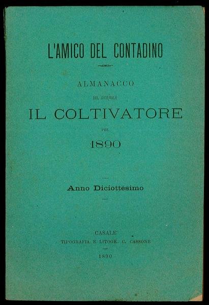 L'amico del contadino - Almanacco del giornale il Coltivatore del …