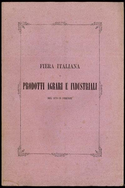 Fiera italiana di prodotti agrari e industriali