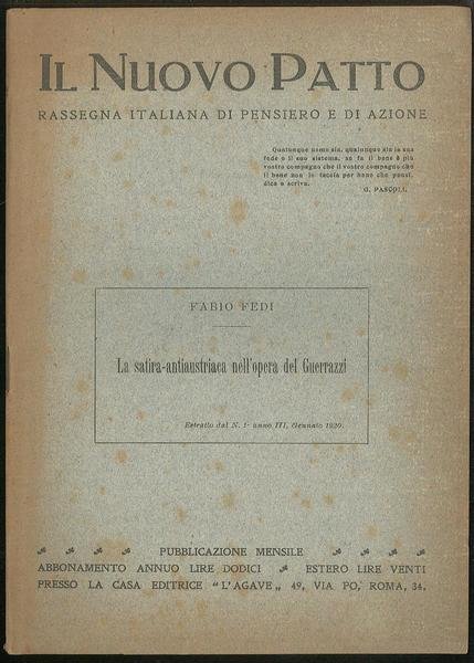 La satira antiaustriaca nell'opera del Guerrazzi