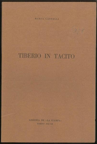 Tiberio in Tacito
