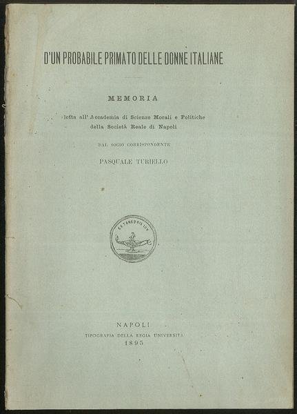 D'un probabile primato delle donne italiane
