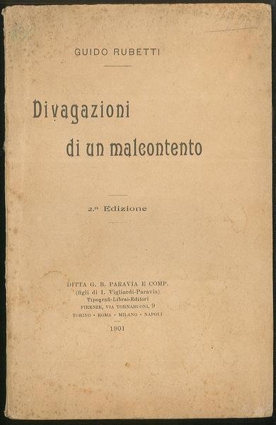 Divagazioni di un malcontento