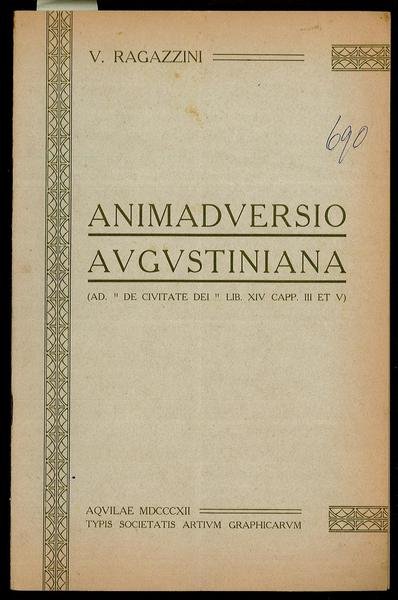 ANIMADVERSIO AUGUSTINIANA